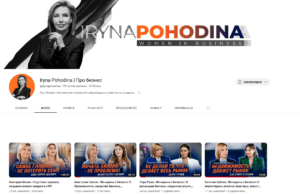 kanał YouTube Iryna Pohodina Haircut Express