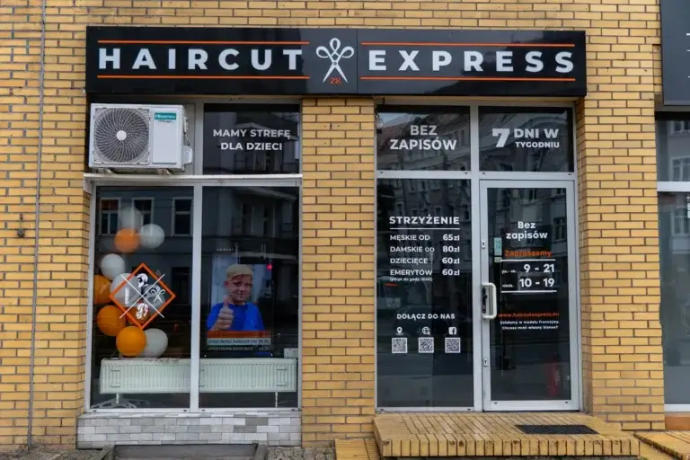 Salon fryzjerski Haircut Express, al. Bohaterów Warszawy 17, Szczecin